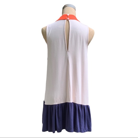 Anthropologie Postmark Twisted Neck Sleeveless Top Tunic Dress Small S - Picture 3 of 13